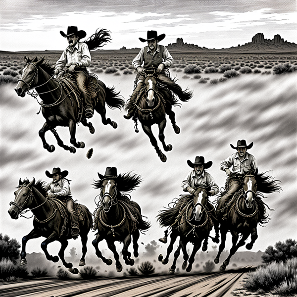Riders of the Dusty Plains