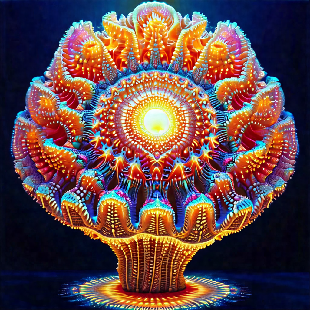 Radiant Coral Bloom view 2