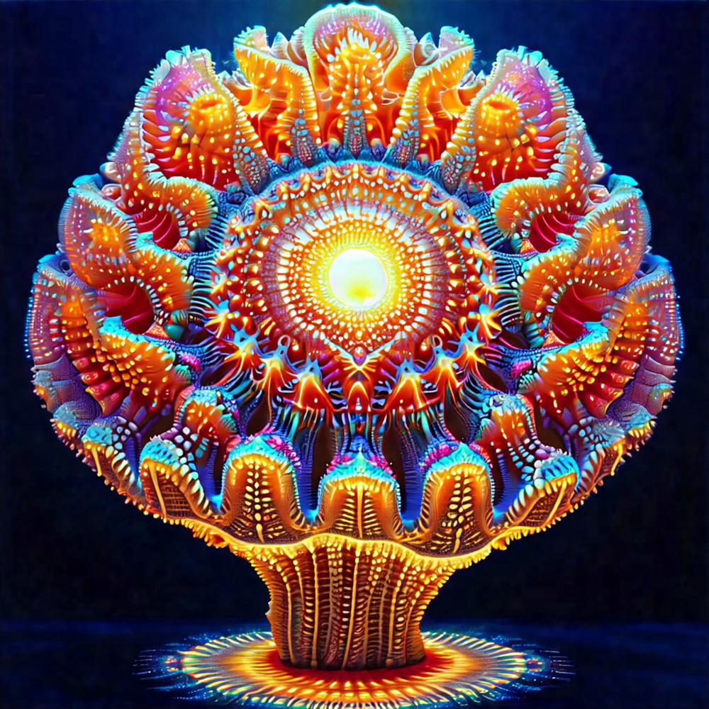 Radiant Coral Bloom view 2