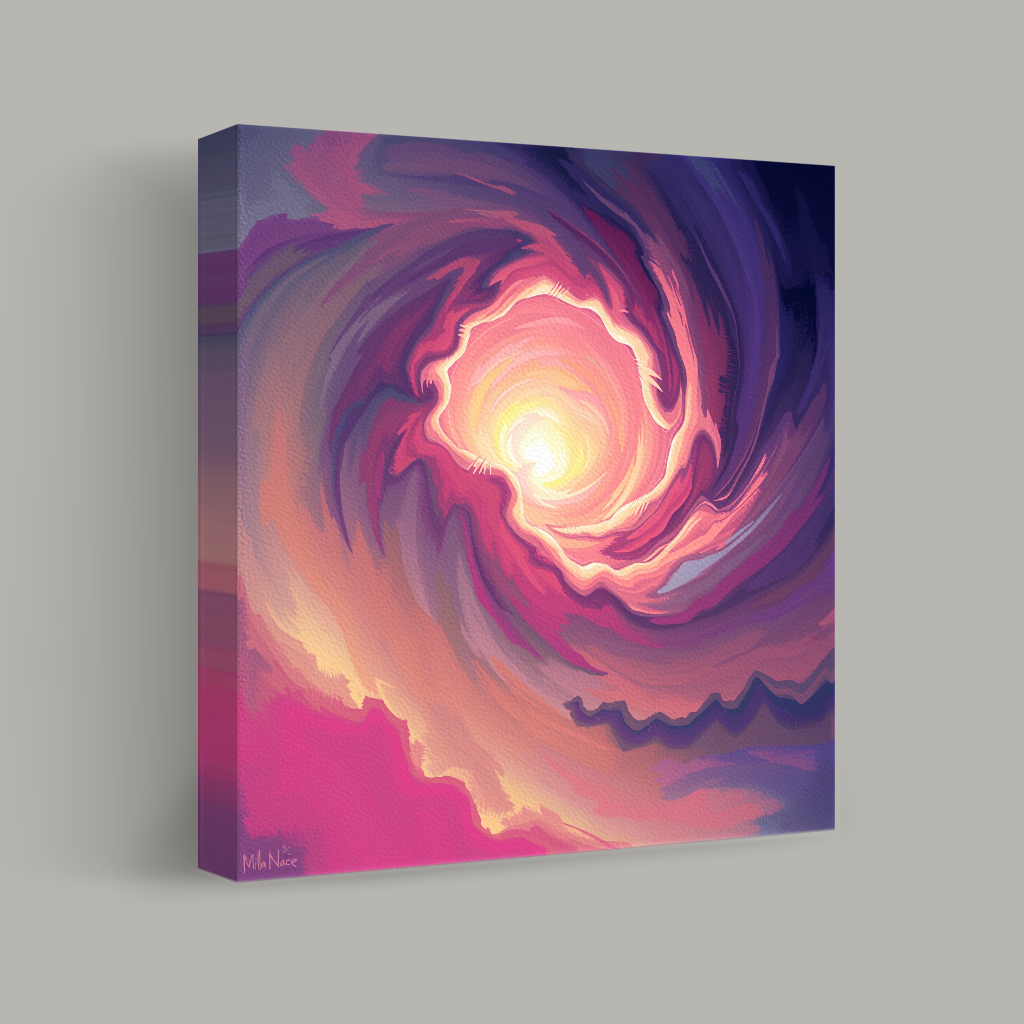 Swirling Vortex of Light view 1