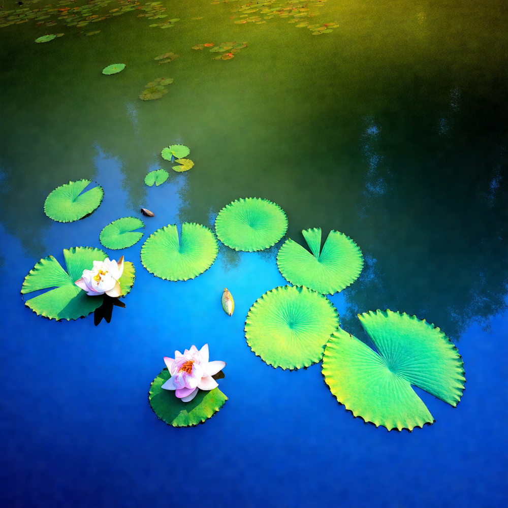 Serenity on the Lilypad Pond view 2