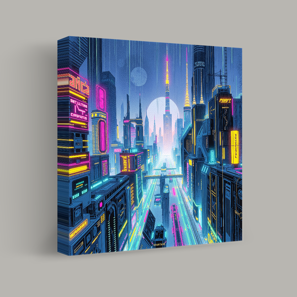 Neon Skies of Tomorrow view 1