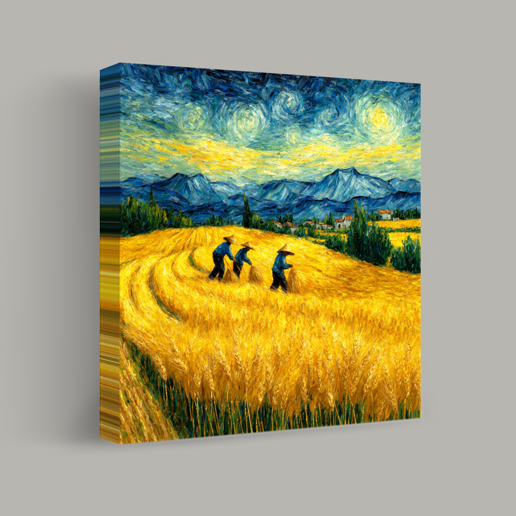 Harvest under Starry Skies view 1