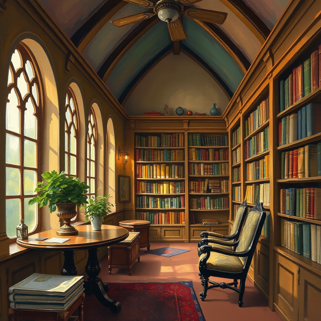 Sanctuary of Sunlit Pages view 2