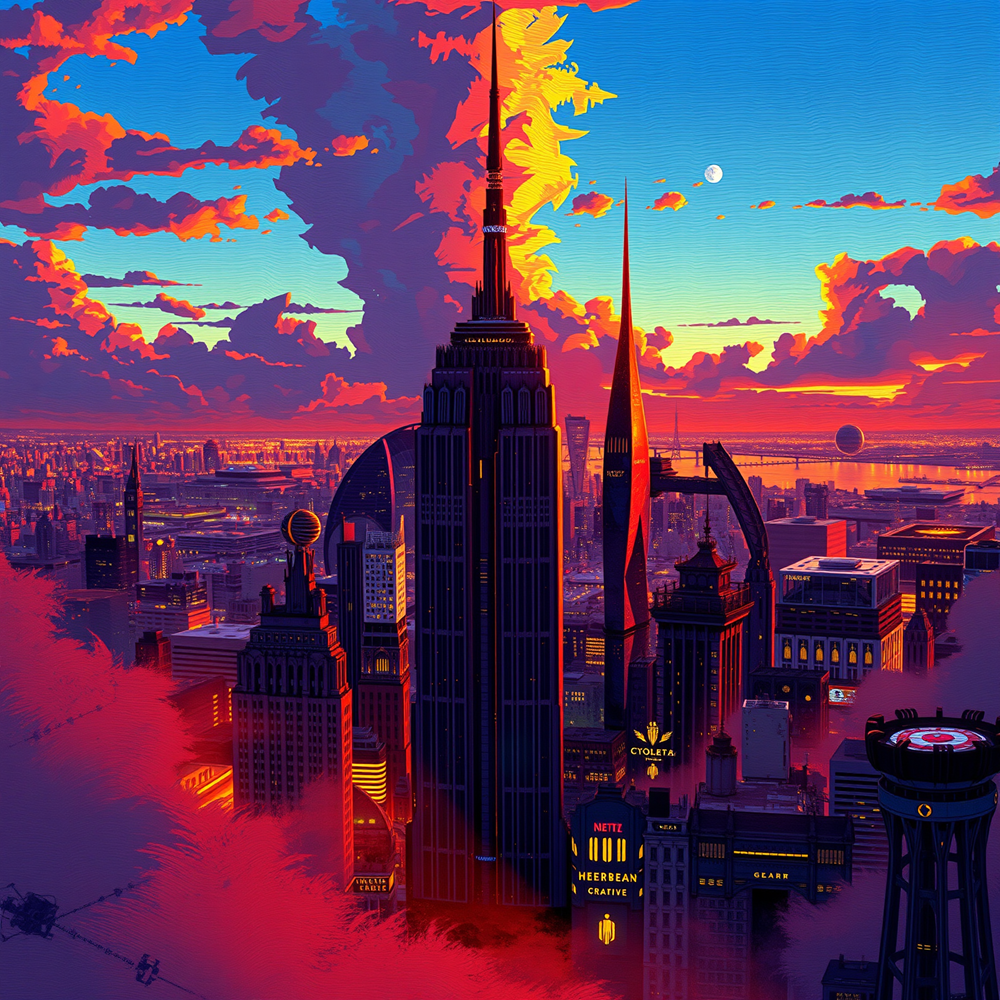 Skyscrapers at the Edge of Tomorrow view 2