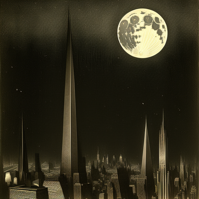 Moonlit Spires of Tomorrow view 2