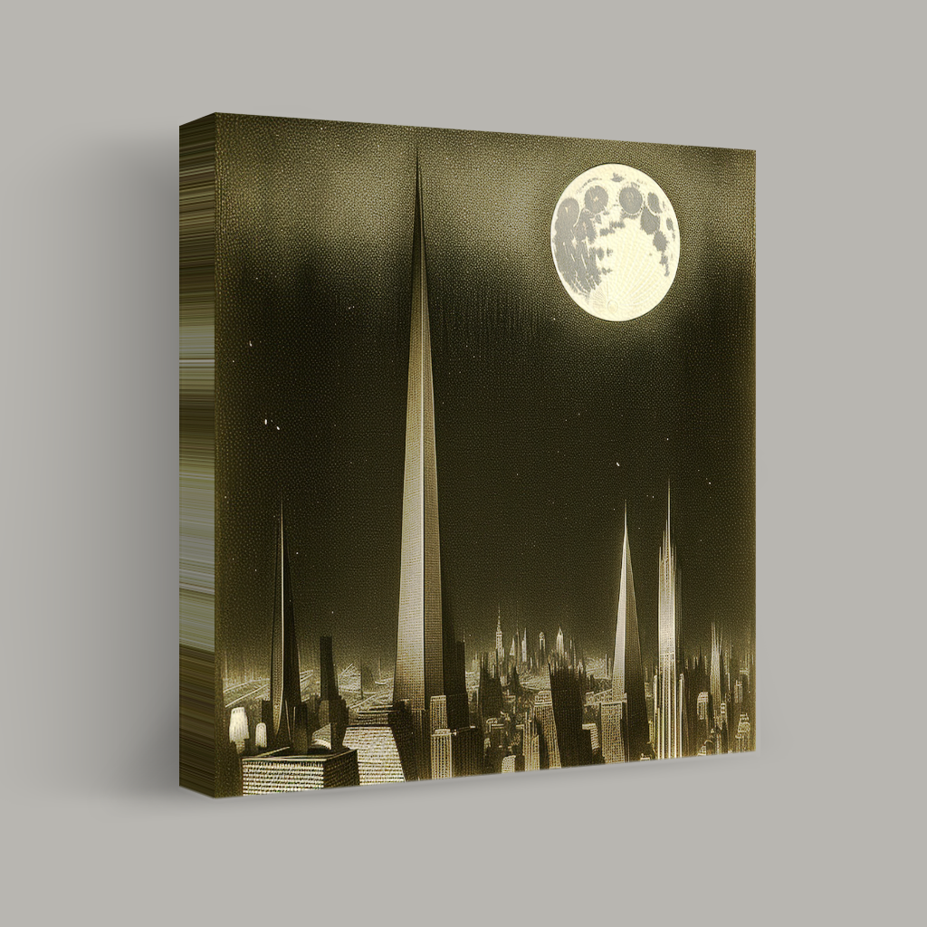 Moonlit Spires of Tomorrow view 1