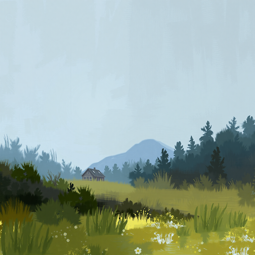 Solitude in the Meadow view 2
