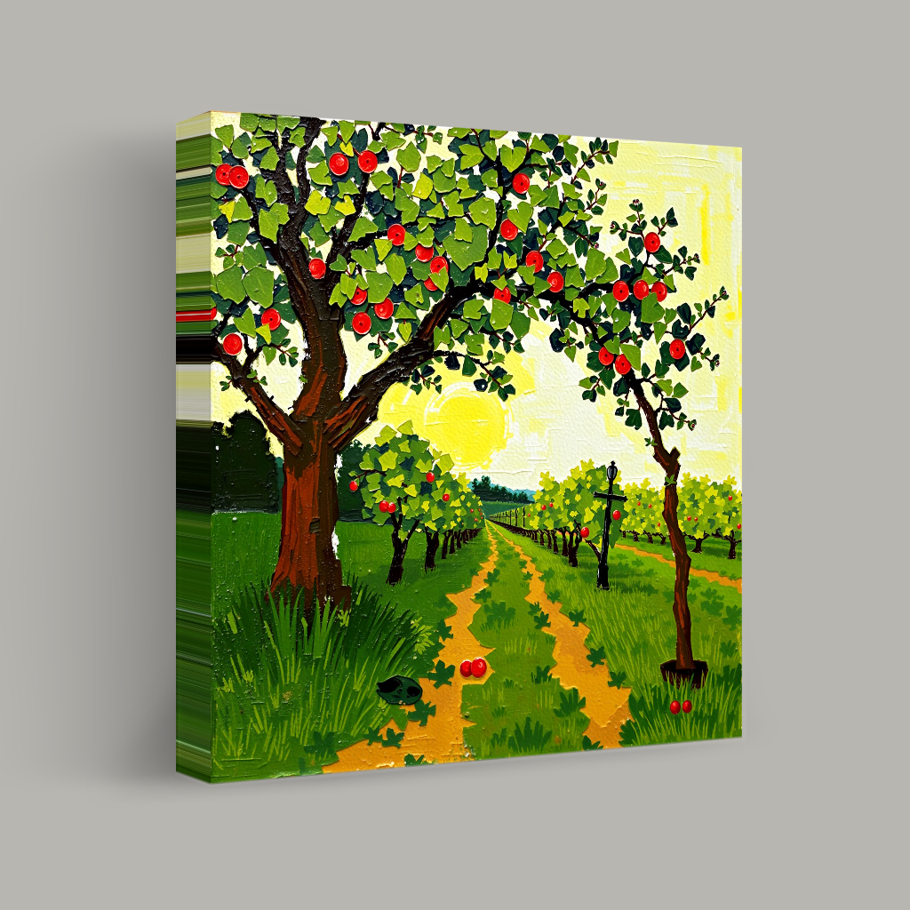 Orchard at Dawn view 1