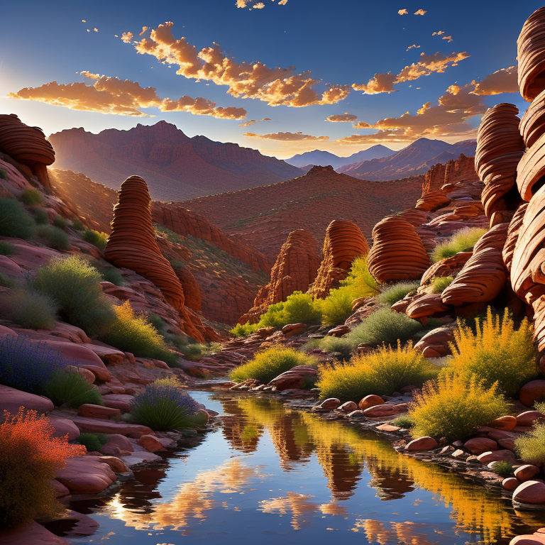 Echoes of the Desert Dawn view 2