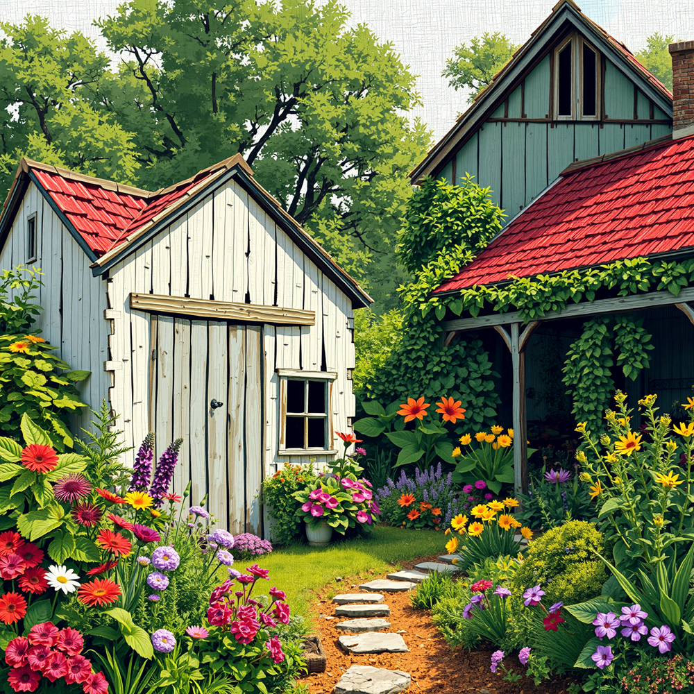 Whispers of a Vibrant Garden Retreat view 2