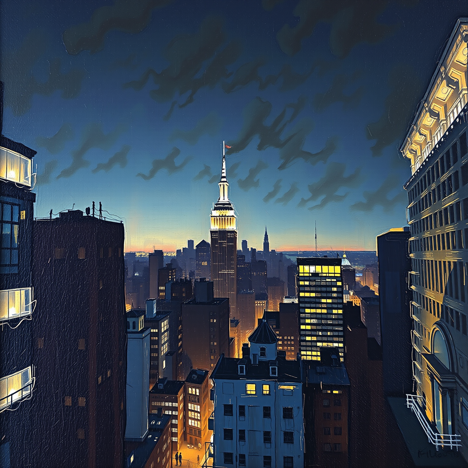 Twilight Over Manhattan view 2