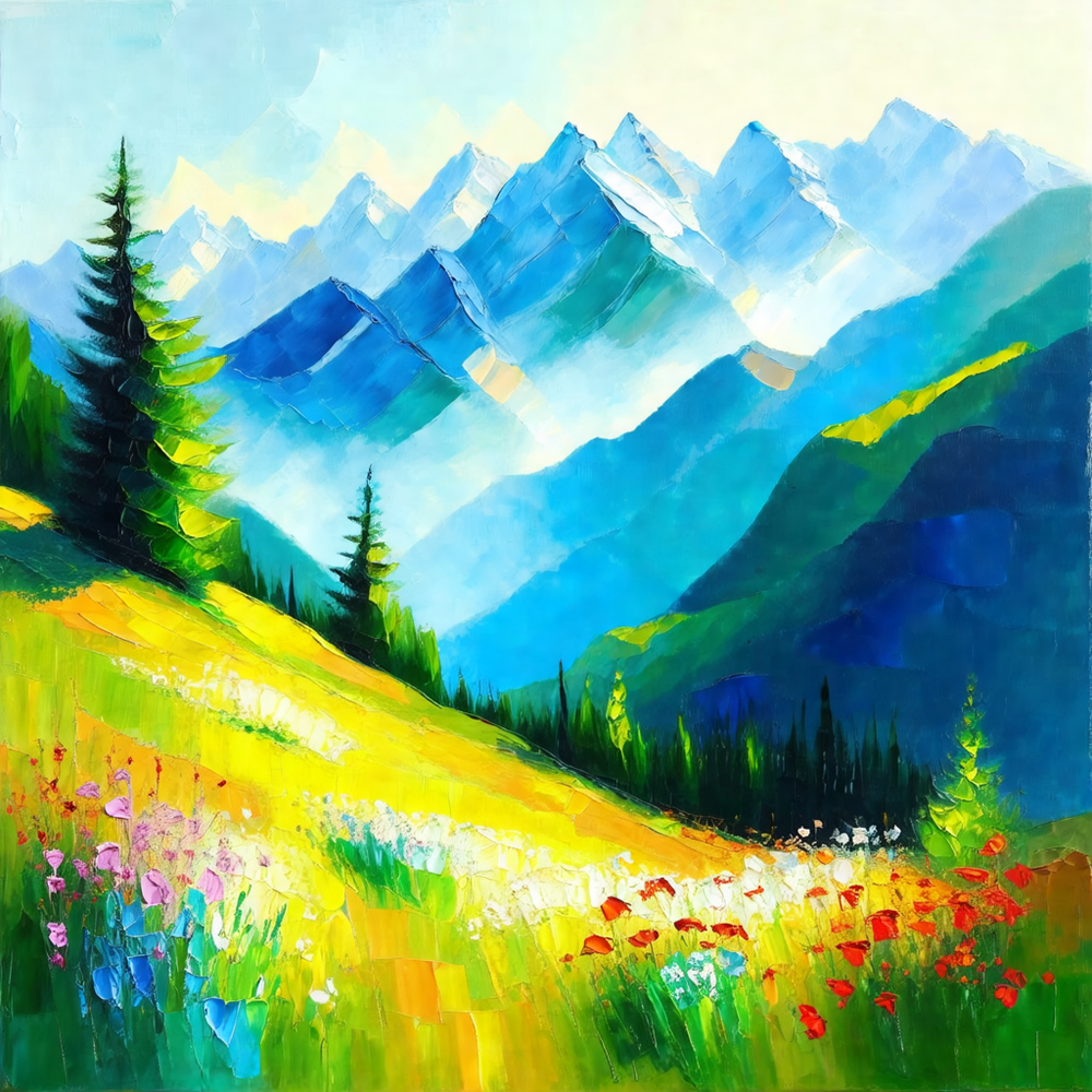 Symphony of Alpine Colors view 2