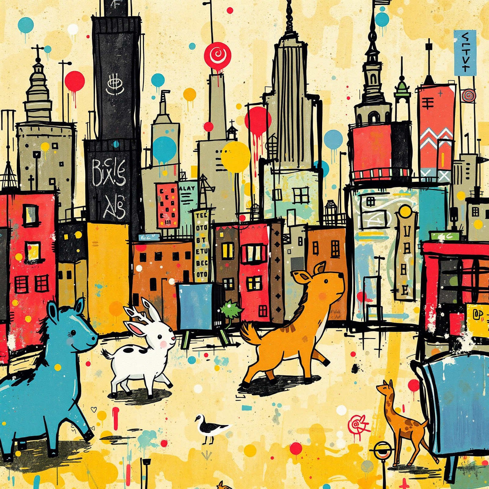 Animals in the Urban Jungle view 2