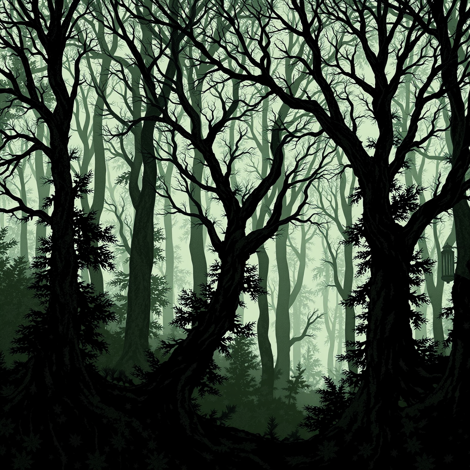 Shadows of the Enchanted Grove view 2