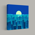 Submerged Skyline at Dusk thumbnail 1