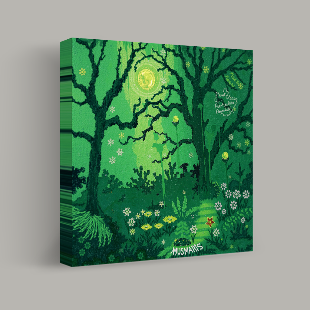 Enchanted Woodland Night view 1