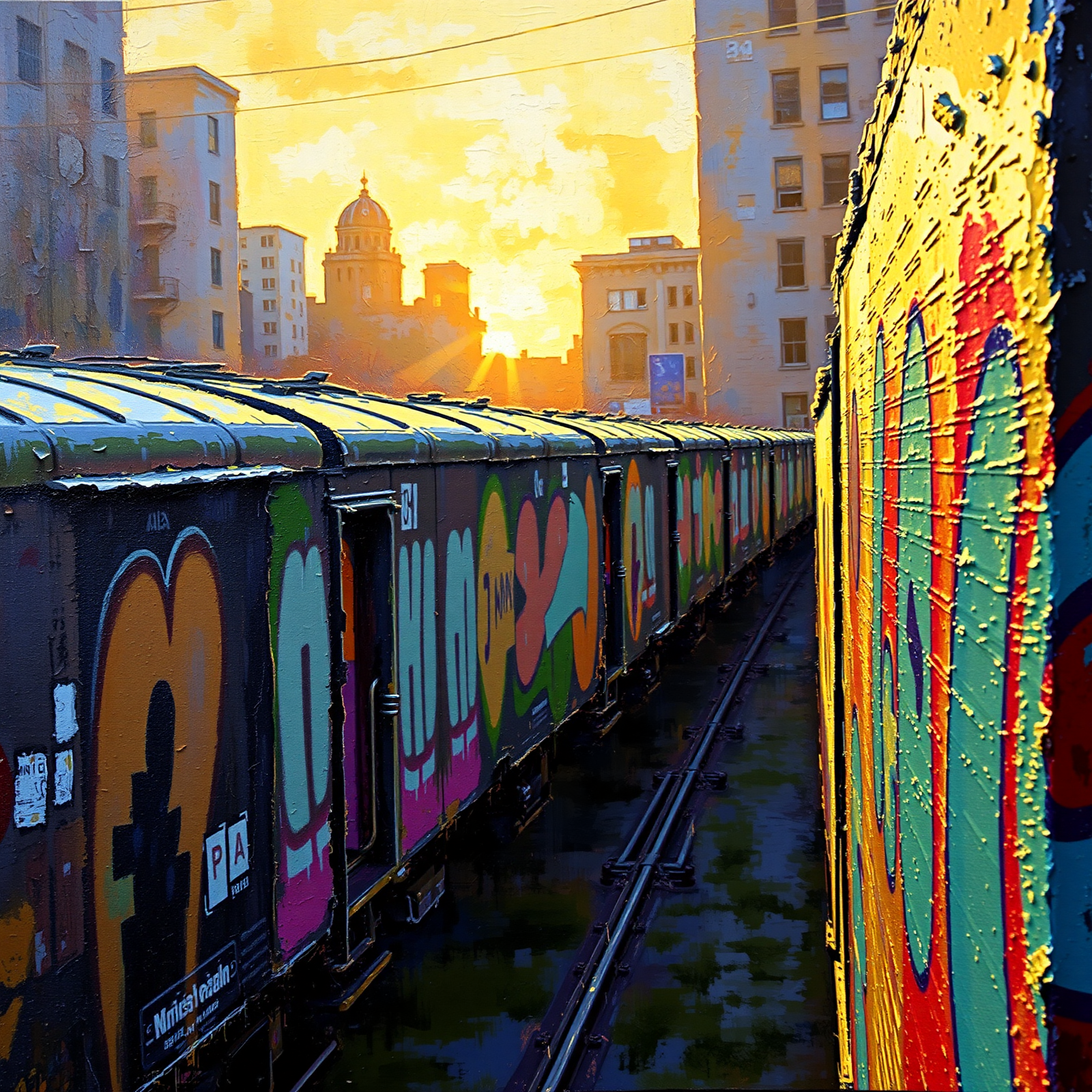 Tracce vibranti all'alba vista 2