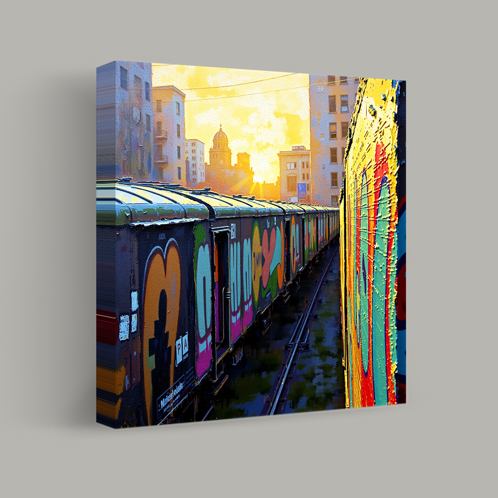 Tracce vibranti all'alba vista 1