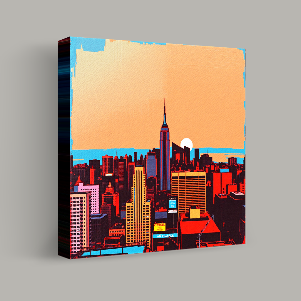 Sunset Over Metropolis view 1