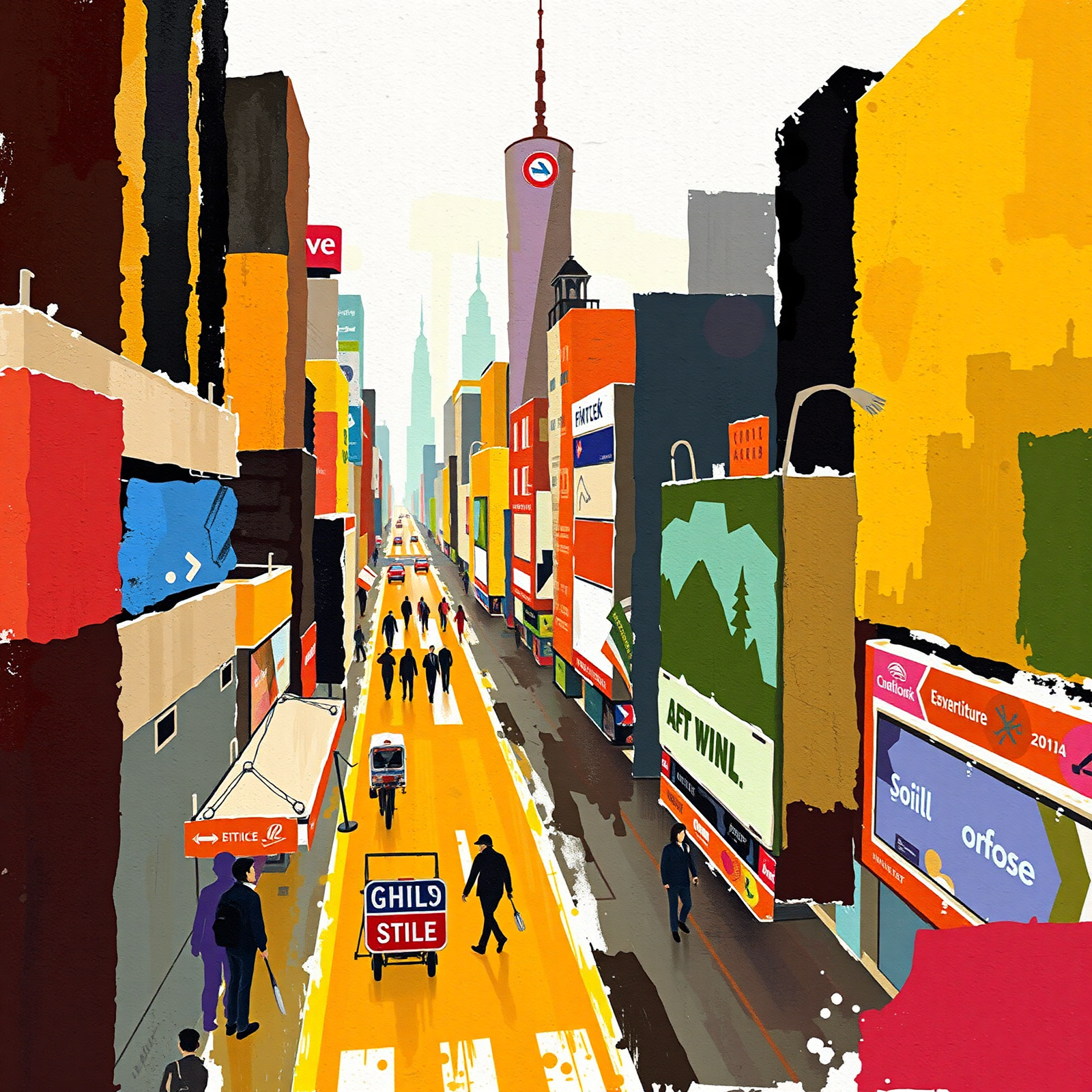 Colorful Urban Street view 2