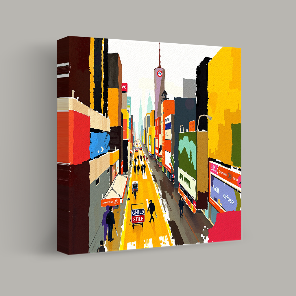 Colorful Urban Street view 1