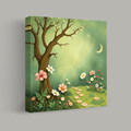 Blossoms Under Crescent Moon thumbnail 1