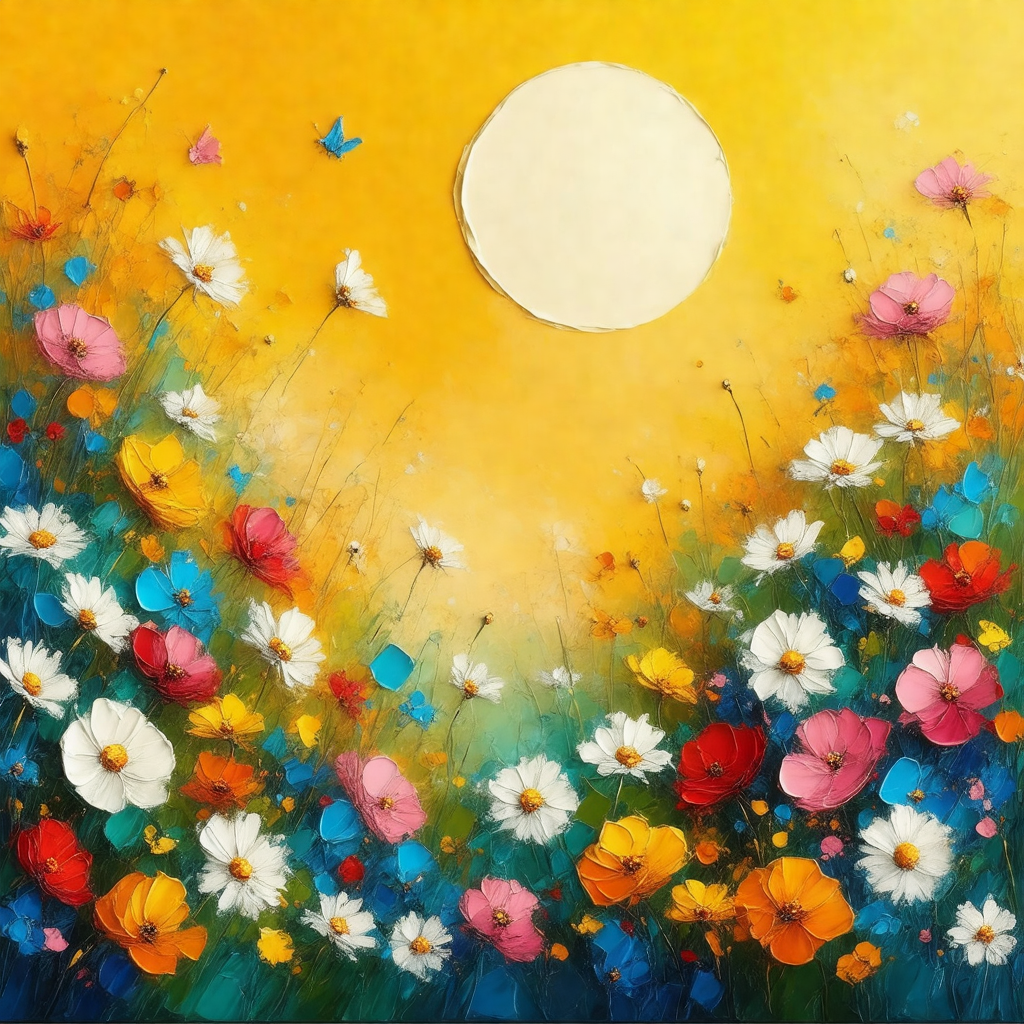 Blossoms Under a Golden Sun view 2