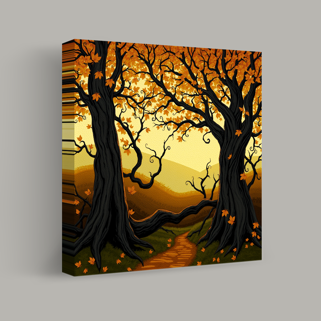 Whispering Autumn Pathway view 1