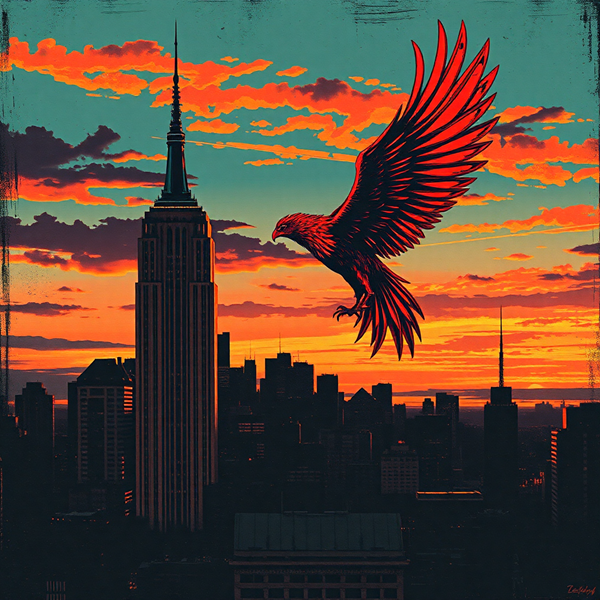 Soaring Over Skyscrapers