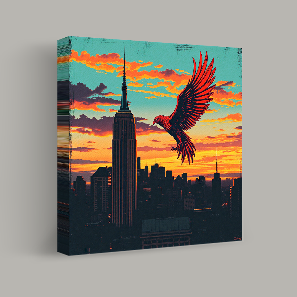 Soaring Over Skyscrapers view 1