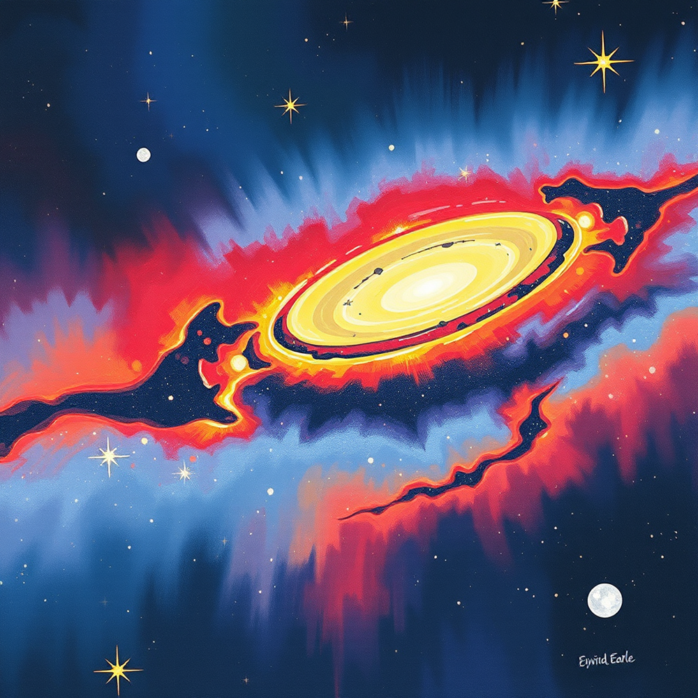 Cosmic Vortex of Light view 2