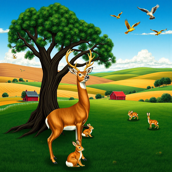 Harmonious Meadowscape