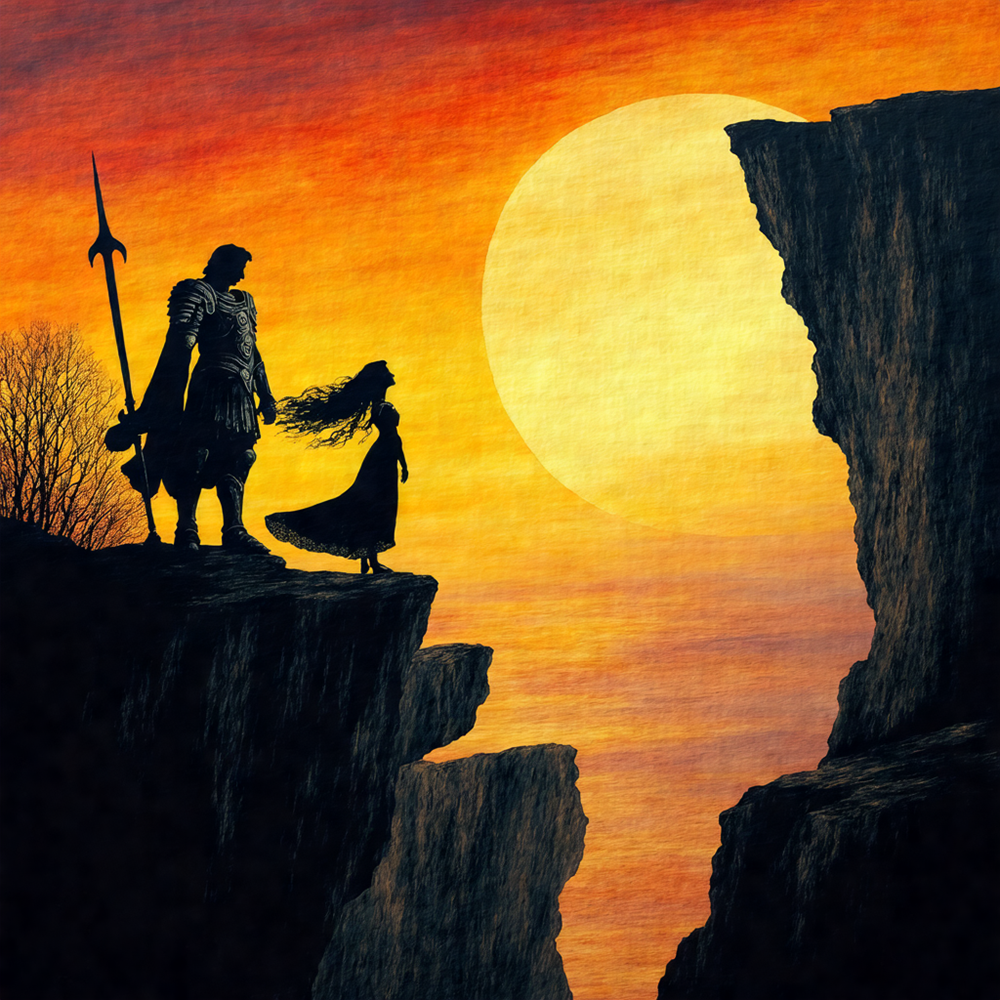 Guardians at the Edge of Dusk view 2