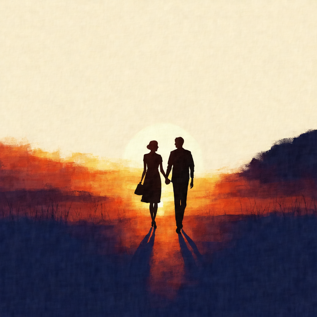 Strolling into Dusk view 2