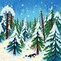 Forest Serenity in Winter thumbnail 2