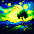 Whirls of a Starry Night thumbnail 2