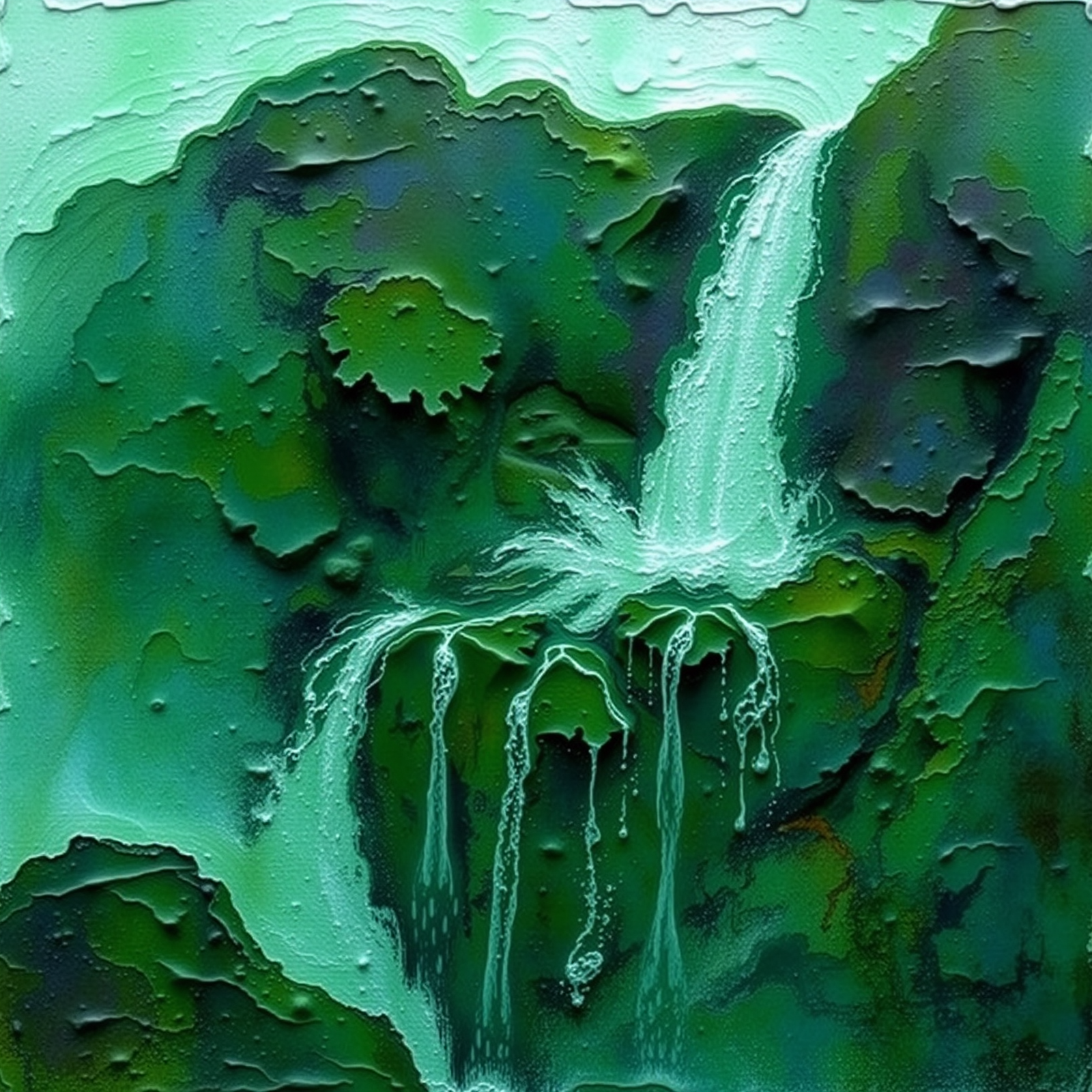 Cascade of Emerald Dreams view 2