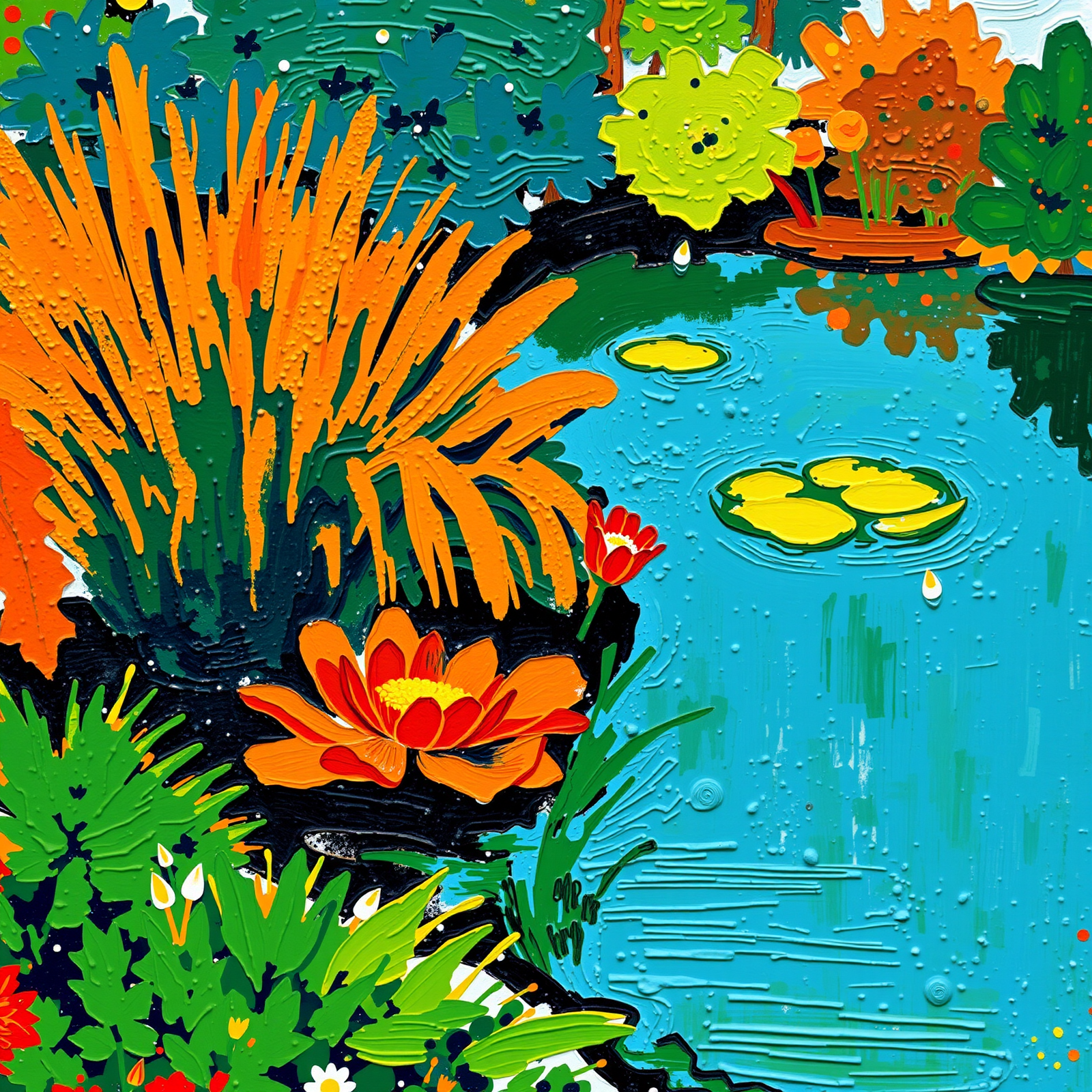 Reflections of Vibrant Tranquility view 2