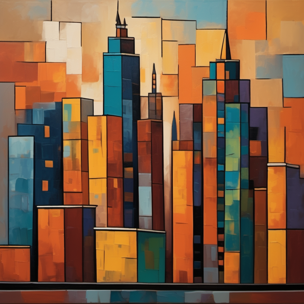 Abstract Skyline Symphony view 2