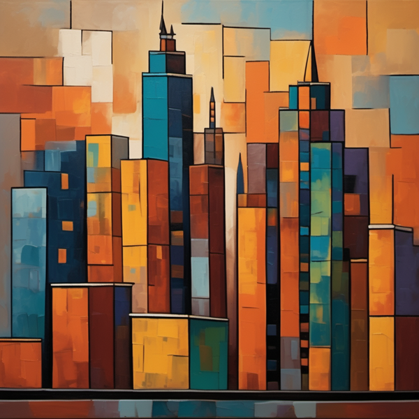 Abstract Skyline Symphony