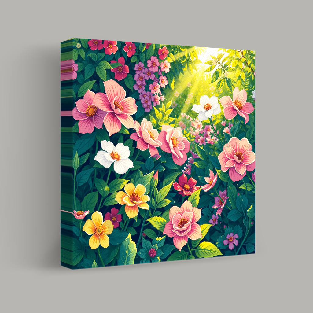 Blossoms in Sunlit Harmony view 1