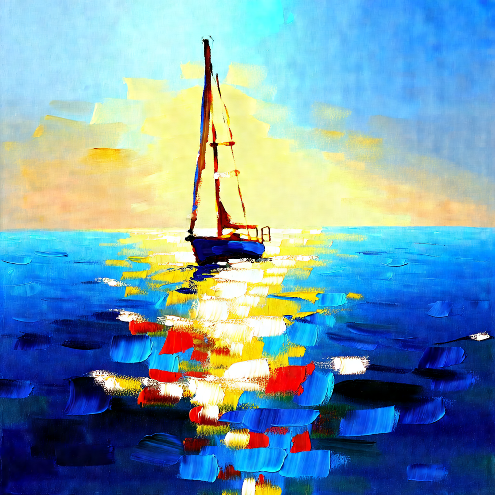 Sailing into the Sunlight view 2