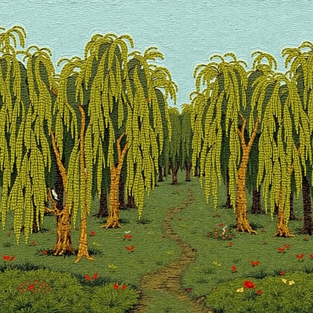 Whispering Willow Pathway view 2