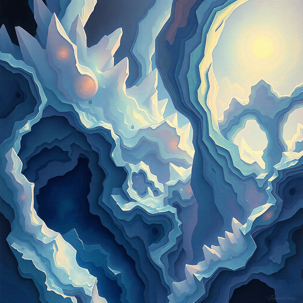 Echoes of the Frozen Cavern view 2