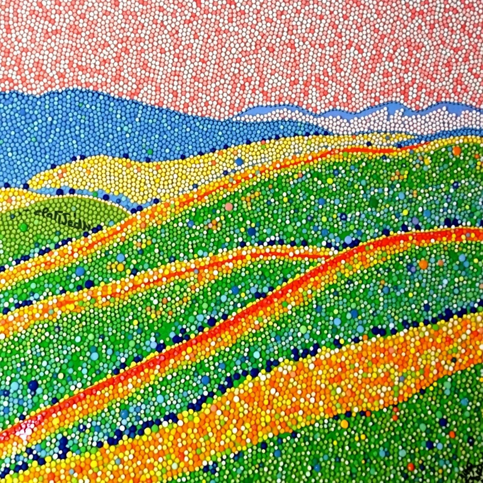 Dancing Dots of the Hillside view 2