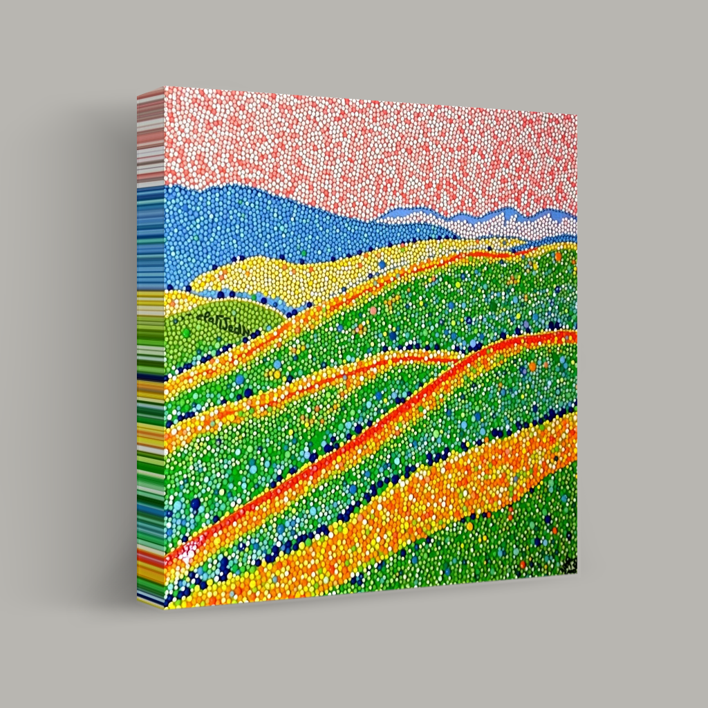 Dancing Dots of the Hillside view 1