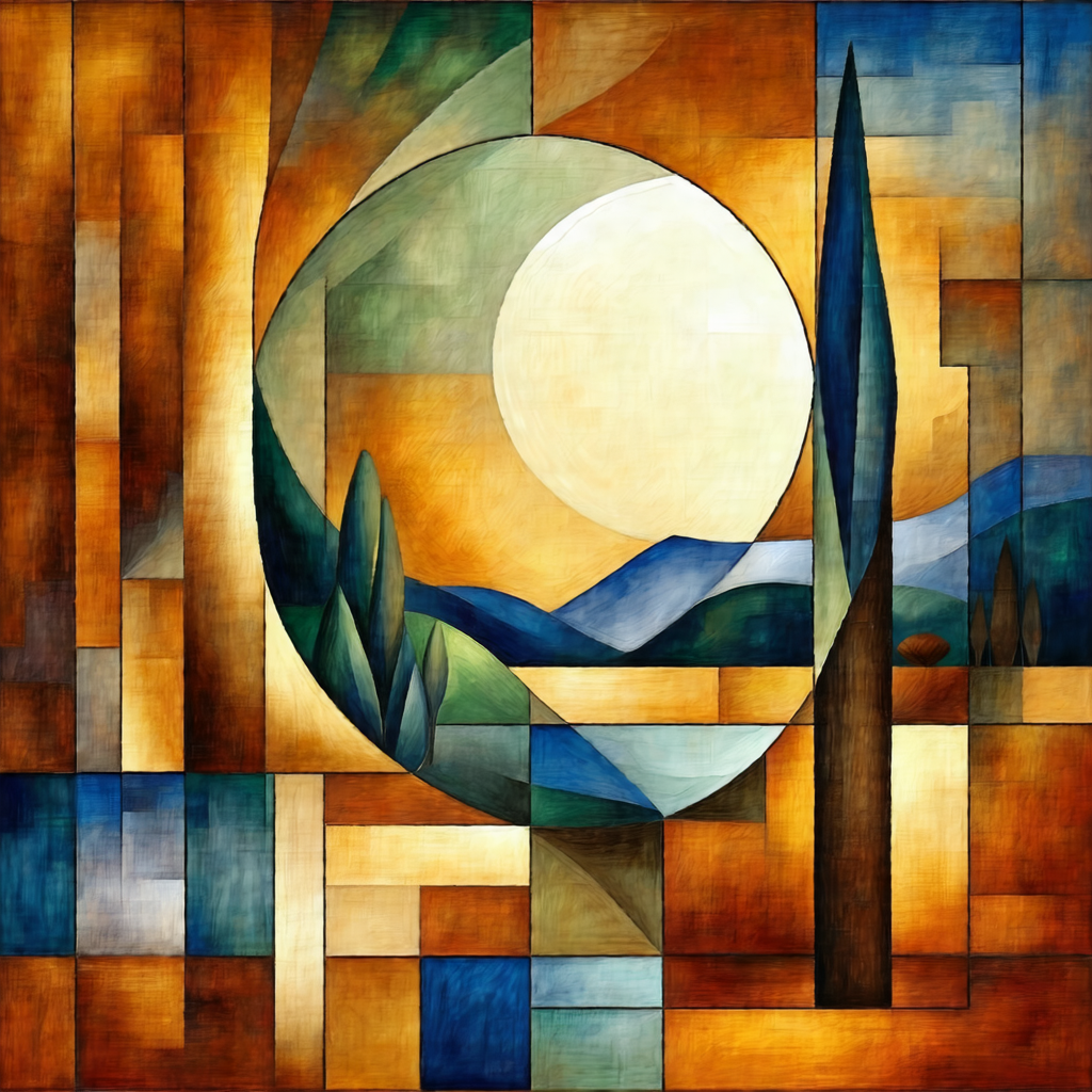 Sunlit Geometry of Nature view 2