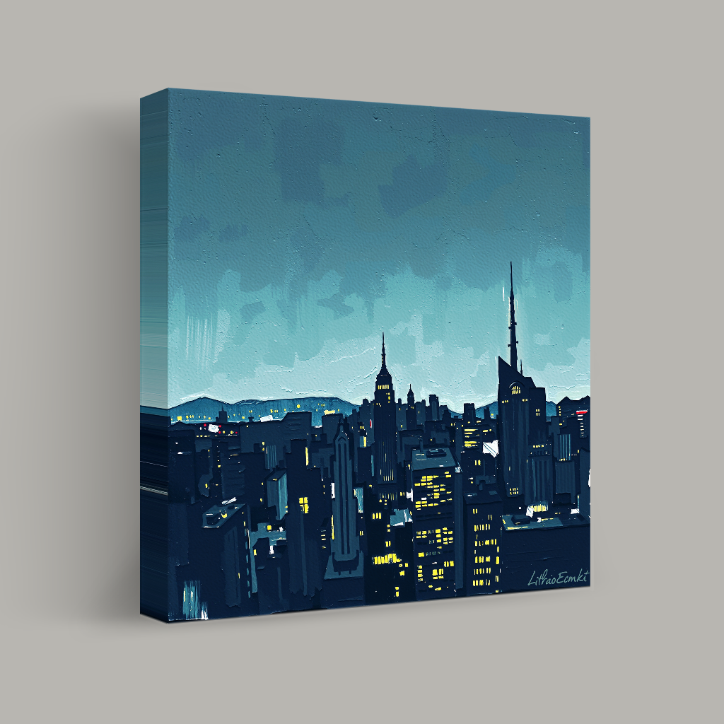 Cityscape at Dusk view 1