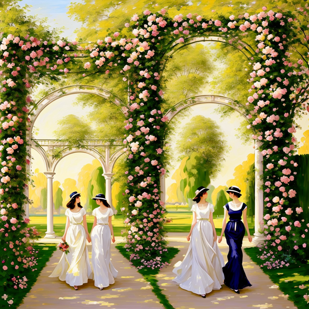 Strolling Through the Rose Pavilion view 2